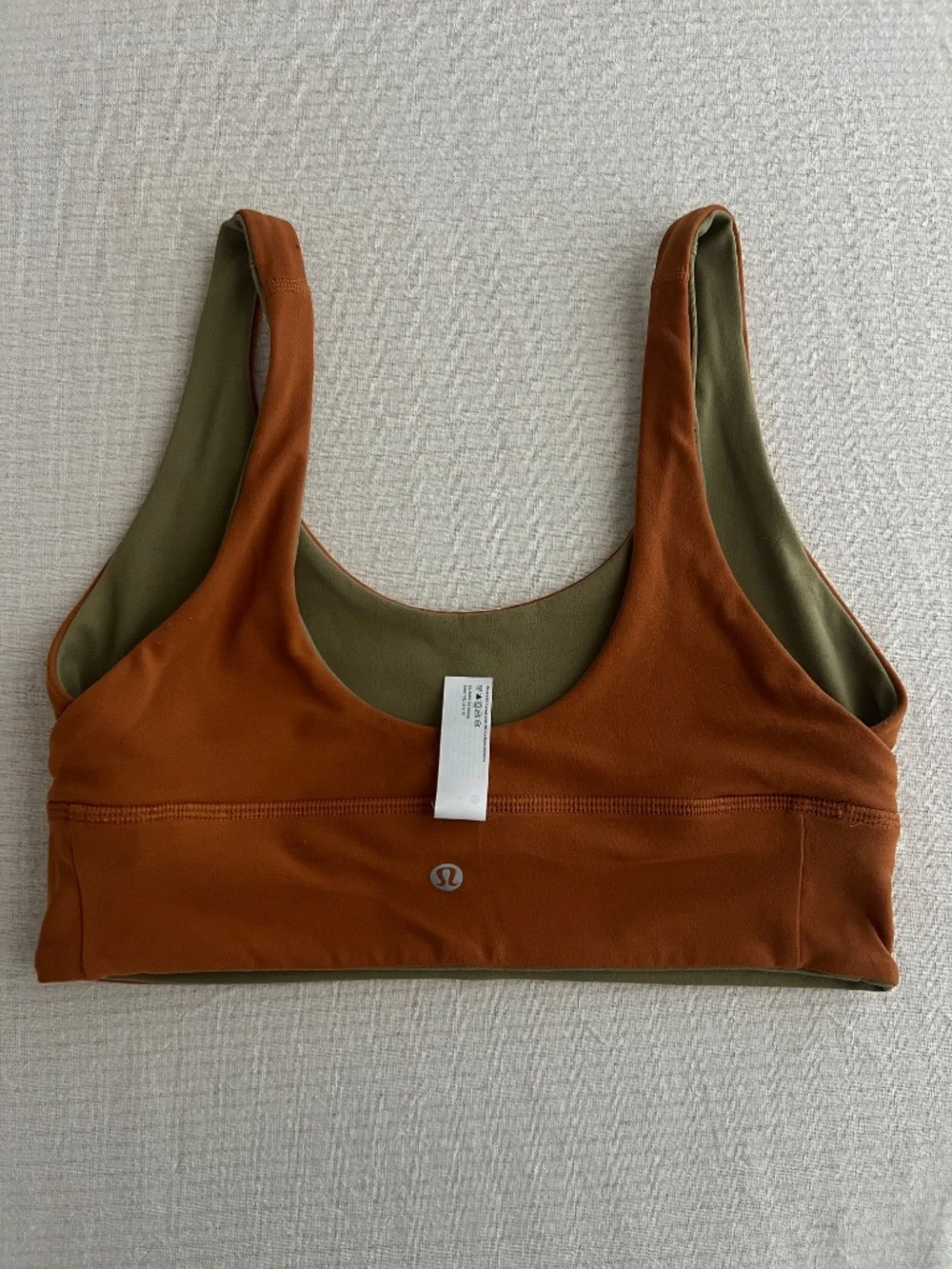 Lululemon Align Bra A/B Cup Bronze Green / Butternut Brown Size 8